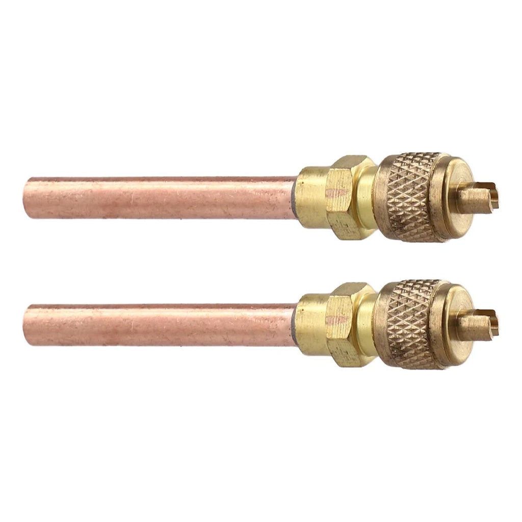2pcs Copper Valves for Refrigeration and Air Conditioning