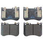 Set of 4 Hella Front Low-Metallic Disc Brake Pads for MB C257 W213 C238 W222