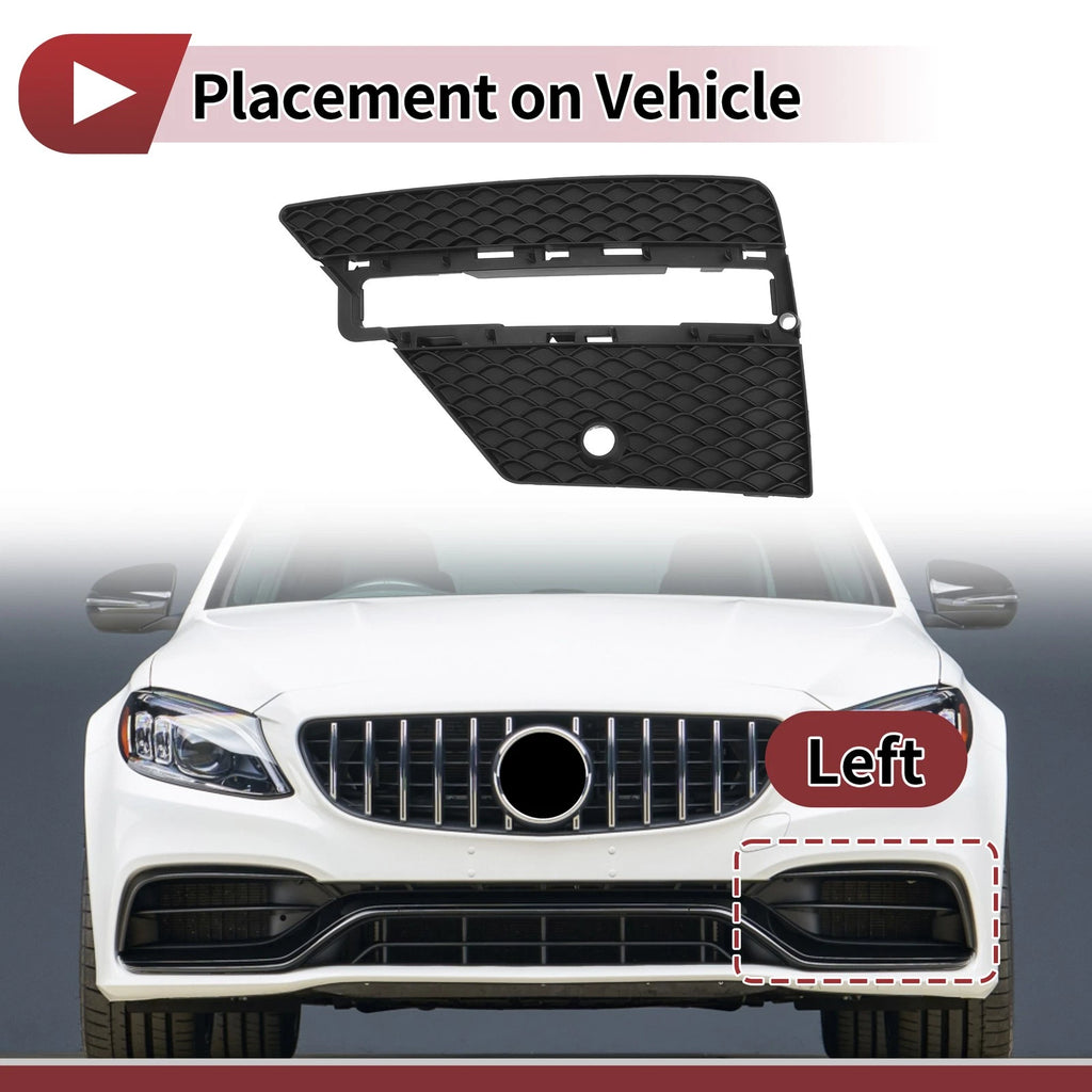 1 Pc Fog Light Grill for Mercedes-Benz ML350 (2012–2015) No. 1668852822