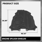 Rear Engine Splash Shield for Toyota Sienna (2021–2022)