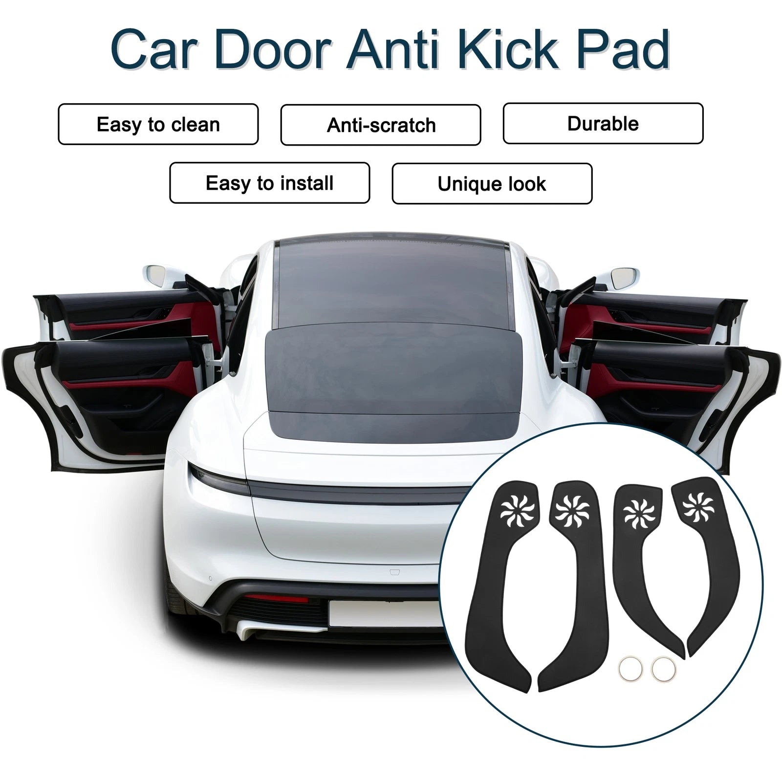 Set of 1 Car Door Anti Kick Pad Sticker Protector for Buick Excelle (2008–2013)