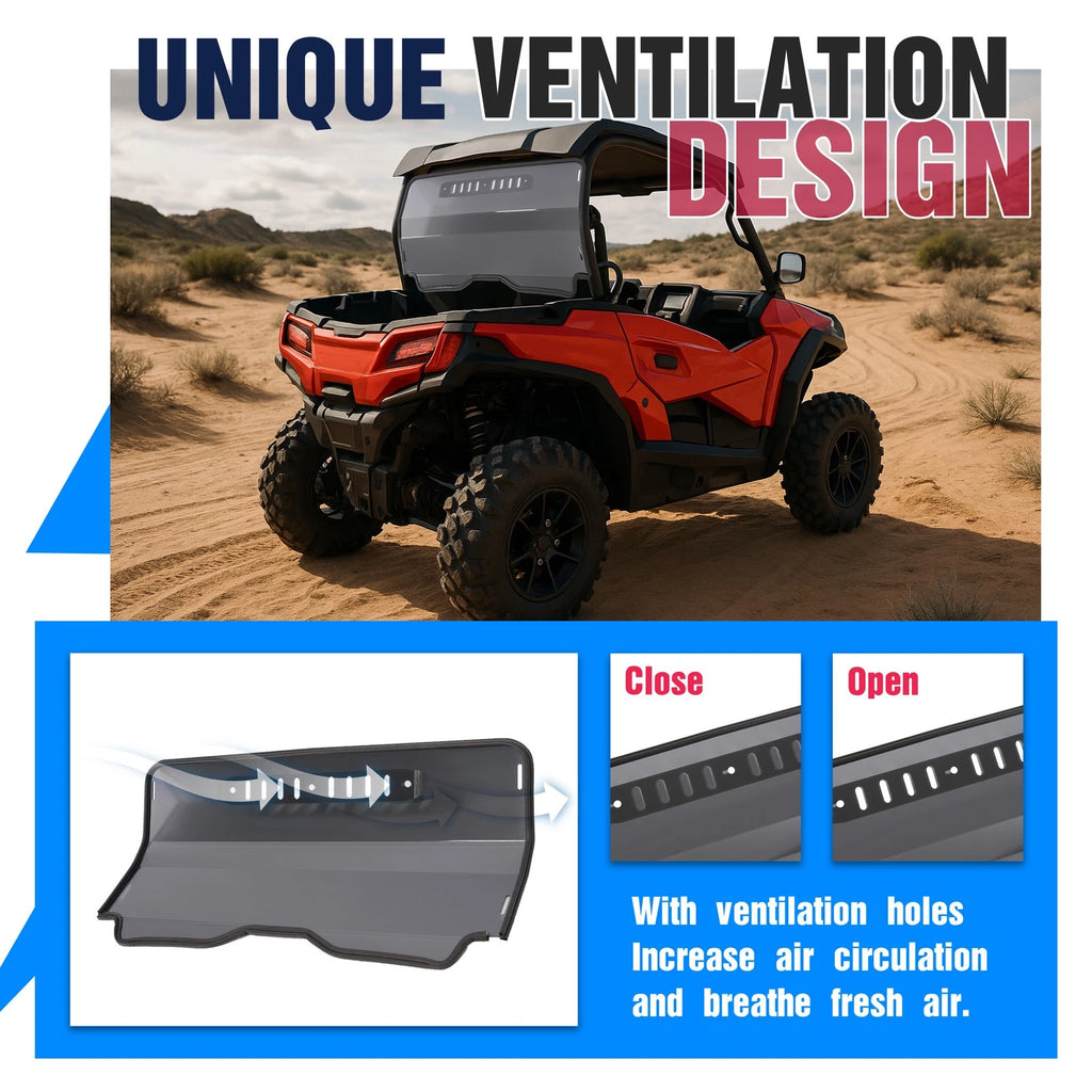 Rear Windshield for CFMoto ZForce 950 Sport & Trail / 800 Trail (2023–2025)