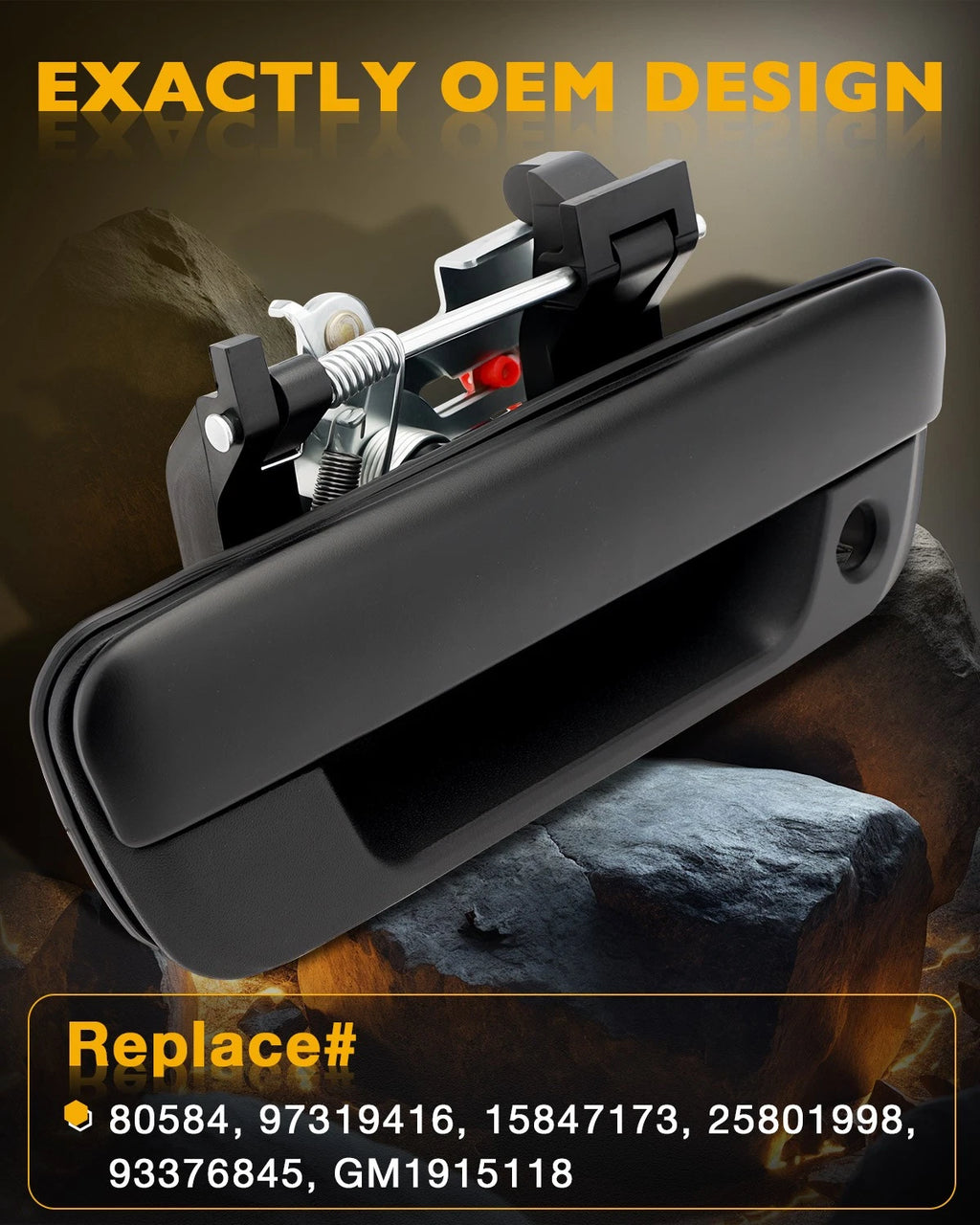 Metal Tailgate Latch Handle for Chevy Colorado GMC Canyon (2004-2012)