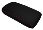 Console Lid Armrest Cover for Lexus RX350 (2010–2015) Carbon Fiber Red Stitch