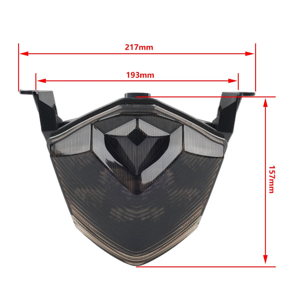 LED Turn Signals Brake Tail Light for Kawasaki Ninja ZX6R ZX600 ZX10R Z750 (2000–2023)