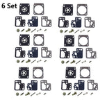 Set of 6 Carburetor Repair Kits for Stihl HS46 HS56 (RB-243 C1T-S195E-J)