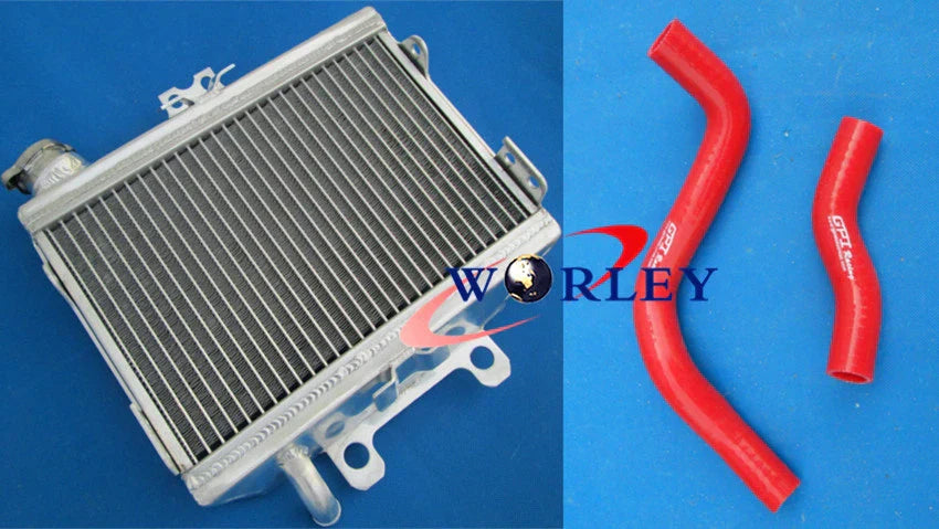 Aluminum Radiator & RED Silicone Hose for Honda CR250R (1997-1999)