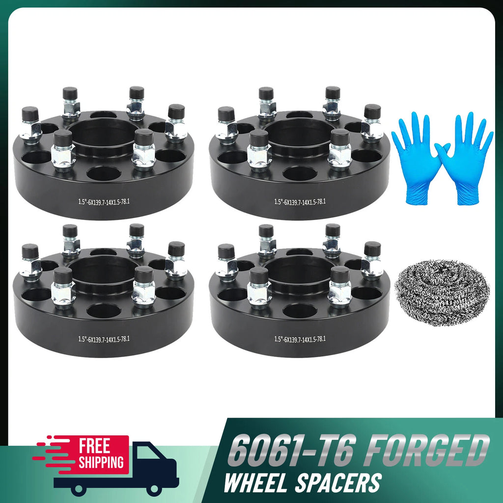 Set of 4 Hubcentric Wheel Spacers for Chevy Avalanche (2007–2013)