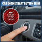 Engine Start Stop Button Cover for Mazda (Red)