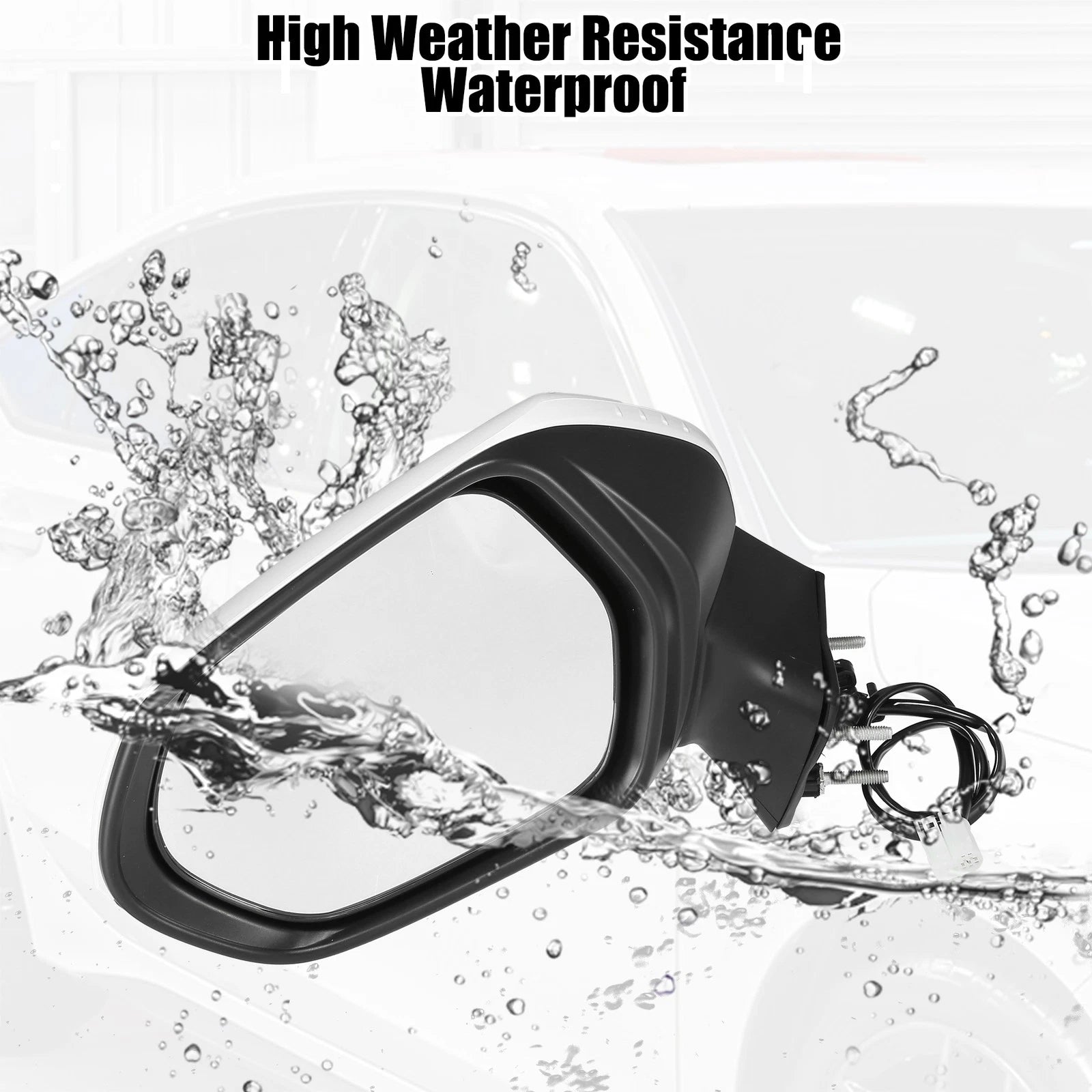 3 Pin Left Side Exterior Door Mirror Assembly for Toyota Corolla (2020–2022)