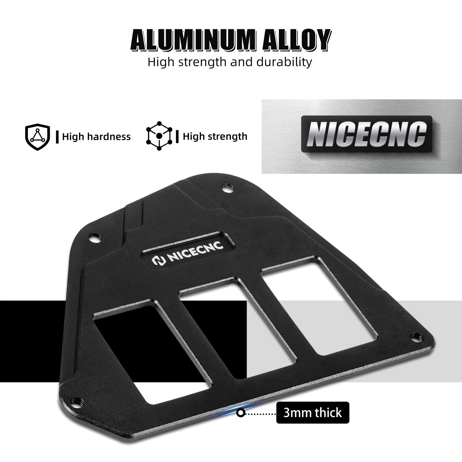 NICECNC Switch Panel Rocker Plate for Honda Talon 1000R 1000X (2019–2024)