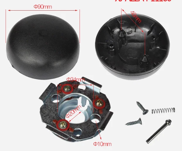 Forklift Steering Wheel Horn Button Assembly Double Contact for Heli Hangcha