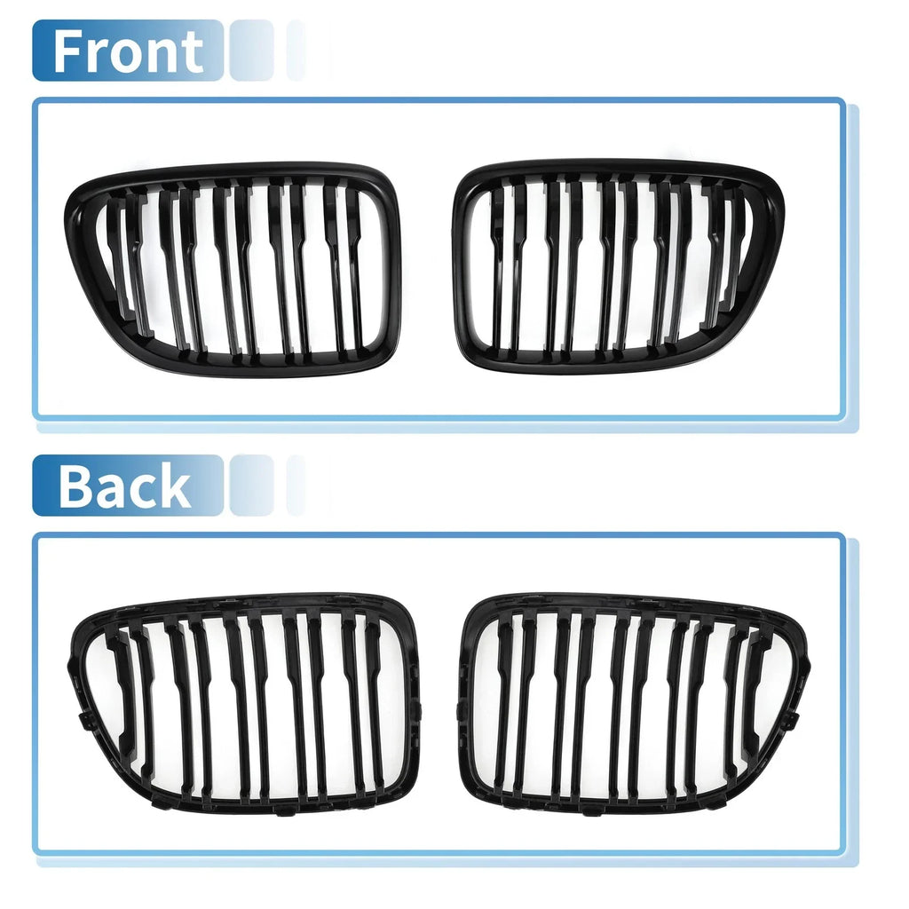 1 x Gloss Black Front Upper Grille for BMW X1 (2009 - 2015)