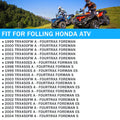 Front Brake Wheel Cylinders & Shoes Pin Kit for Honda Foreman TRX450 (1998–2004)