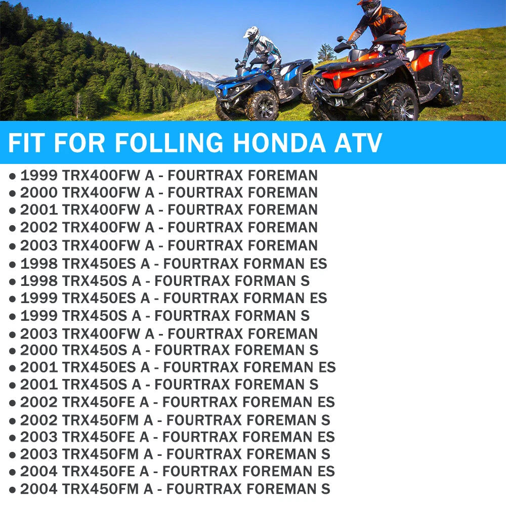 Front Brake Wheel Cylinders & Shoes Pin Kit for Honda Foreman TRX450 (1998–2004)