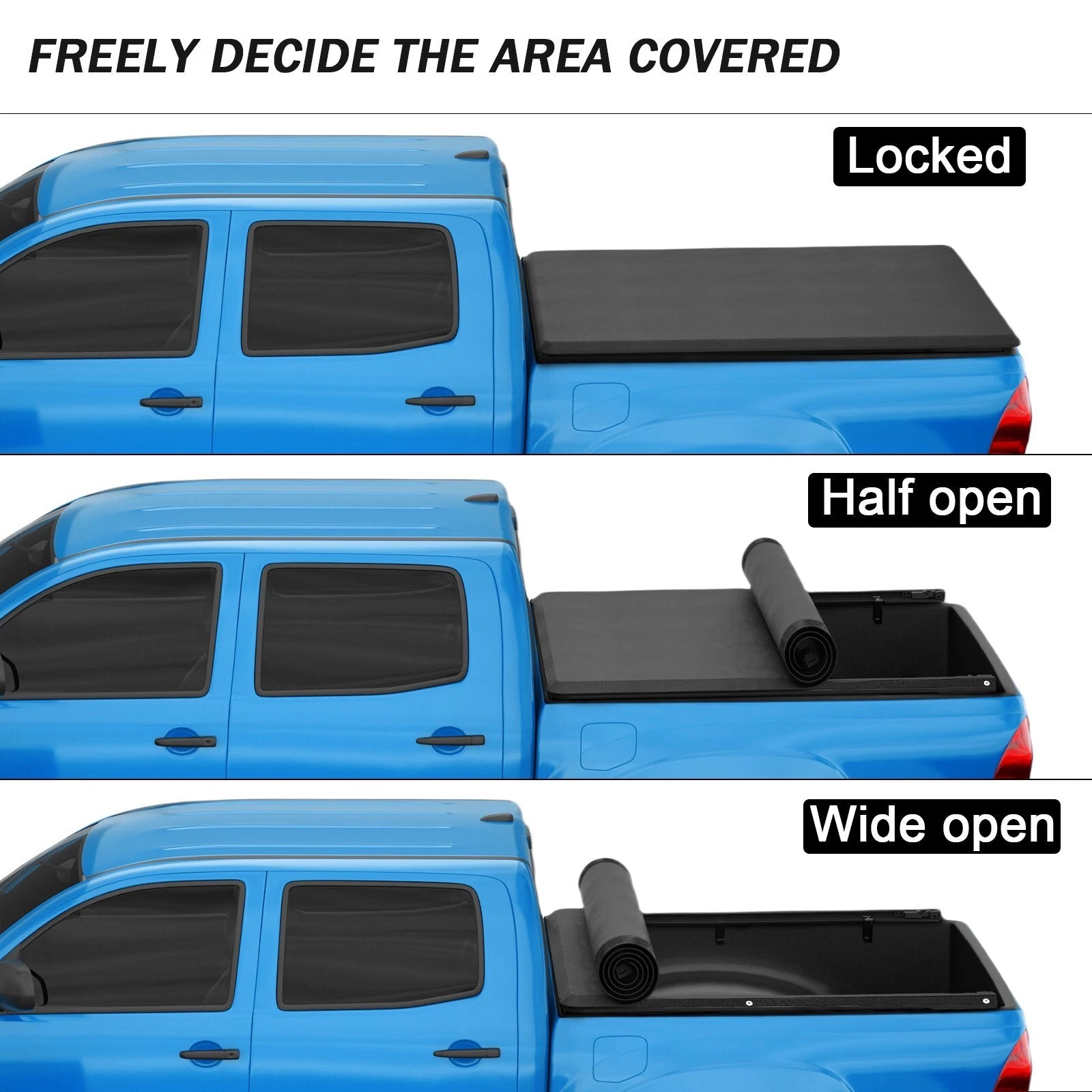 Soft Roll-Up Tonneau Cover for Toyota Tundra (2022–2024)