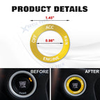 Engine Start Stop Button Cover Ring for 2015-2023 Dodge Charger RAM