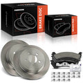 Rear Disc Brake Rotor & Ceramic Pad Set for Ford Explorer Sport Trac (2003–2005)
