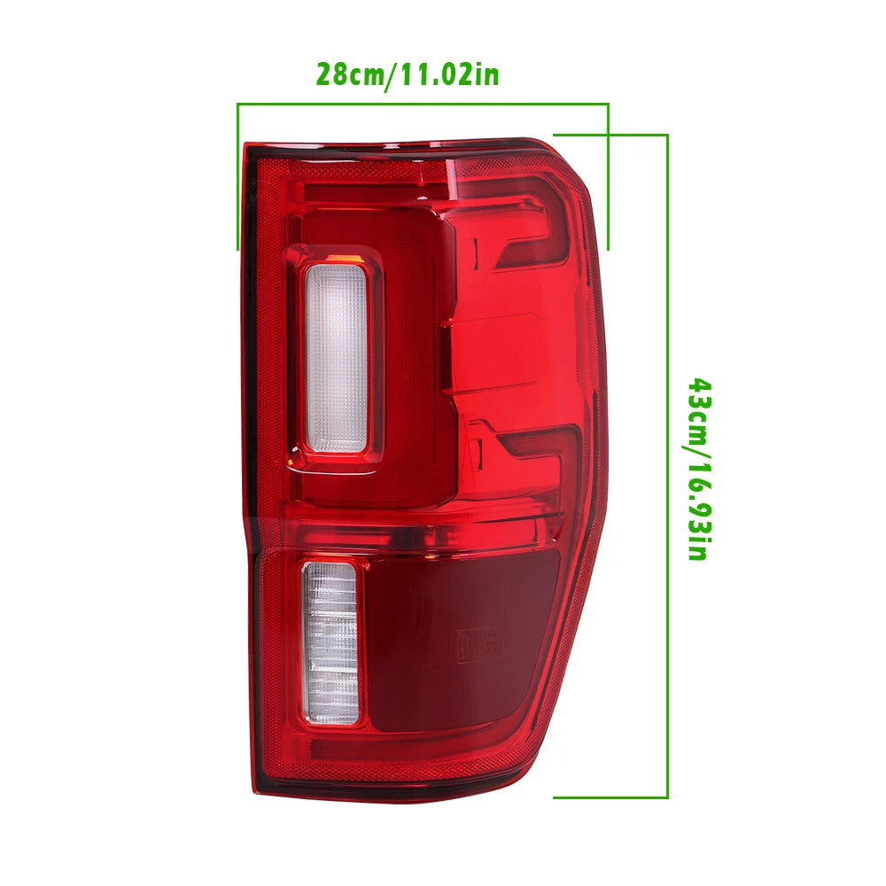 Clear LED Tail Light Brake Lamp for Ranger (2019-2022)