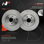 Front Disc Brake Rotors for Ford Fusion (2013–2020) Lincoln MKZ (2013–2016)