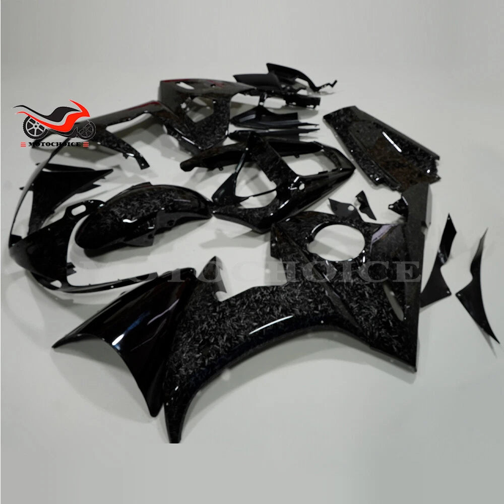 Forged Carbon Fiber Style Fairing Kit for Yamaha YZF R6 R6S (2003–2009)