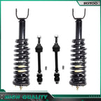 Set of 2 Front Struts & Sway Bar Links for Dodge Dakota, Mitsubishi Raider (2005–2009)