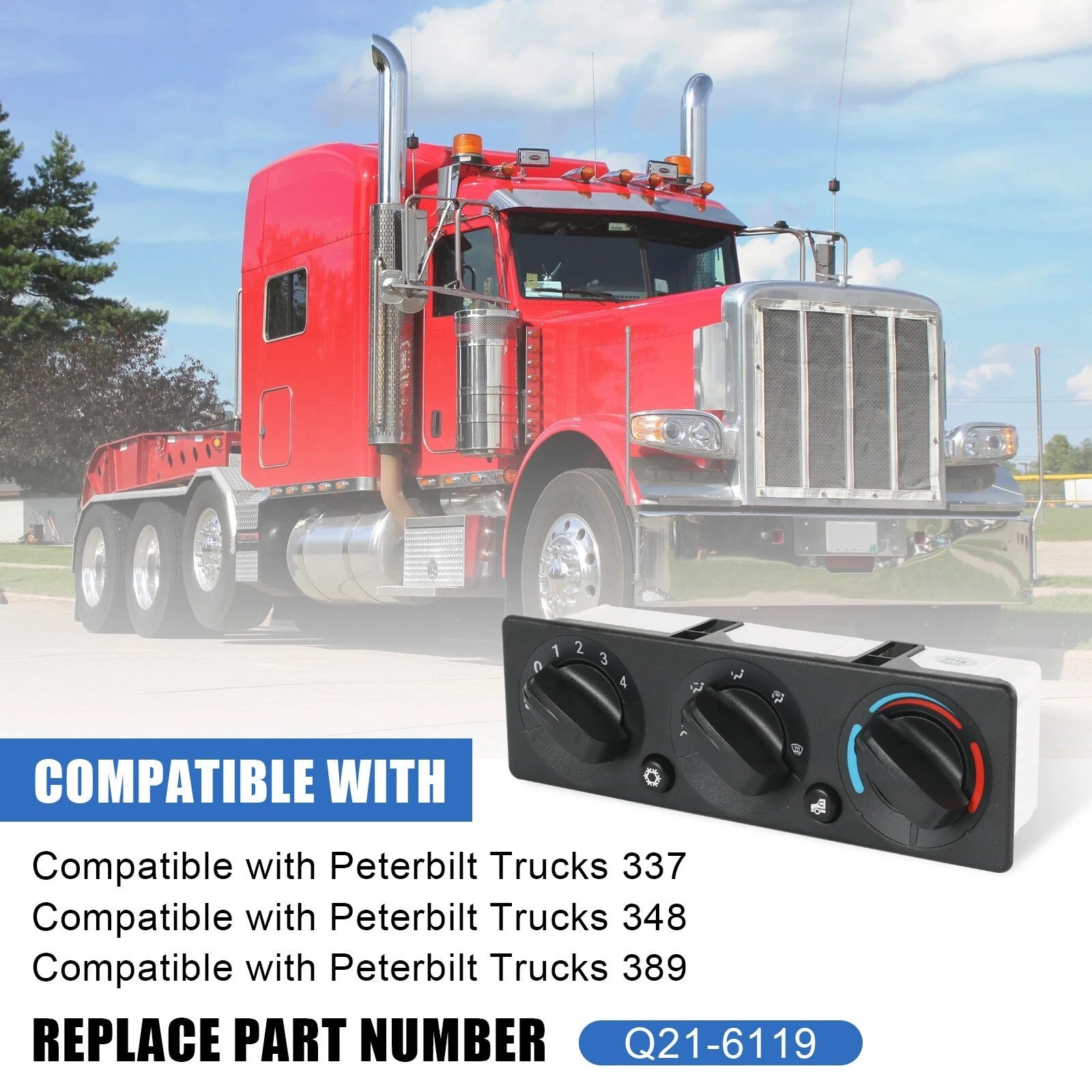 A/C Climate Control Module for Peterbilt Truck