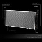 Aluminum Radiator for Chevy GMC 1500 2500 3500 Escalade (1996–2000) 2317