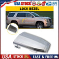 Chrome Front Door Handle Lock Cylinder Cover for Cadillac Escalade (2015â2019)