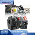 7/8" Motorcycle Handlebar Horn Button Turn Signal Fog Light Switch for