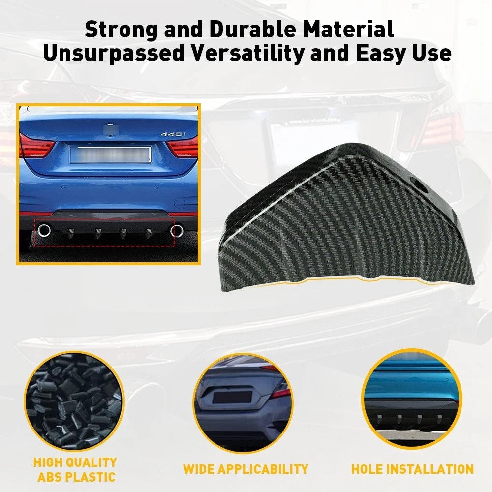 Bumper Diffuser Spoiler Lip Wing Splitter for AUXIO Shark 5-Fin