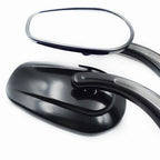 Chrome Big Side Mirrors for Harley Low Rider SuperLow Iron 883 1200 (2014–2023)