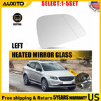 LH Left Heated Mirror Glass with Backing Plate for Volvo XC60 (2010–2017)