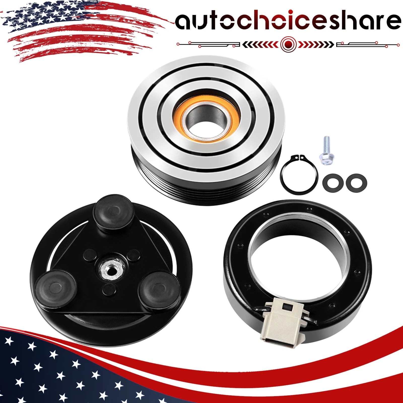 A/C Compressor Clutch Kit for Ford Mercury Monterey (2000–2007)