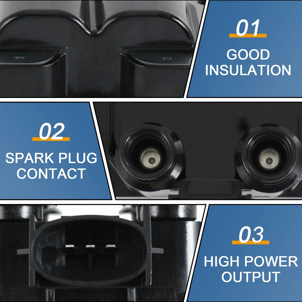 2X Ignition Spark Coils for Ford Mazda Mercury (1988-2003)