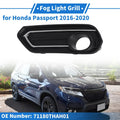 Front Left Fog Light Grill for Honda Passport (2016-2020)