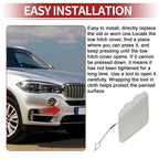 1 Pcs Rear Tow Hook Cover for BMW 428i White (2014 - 2016)