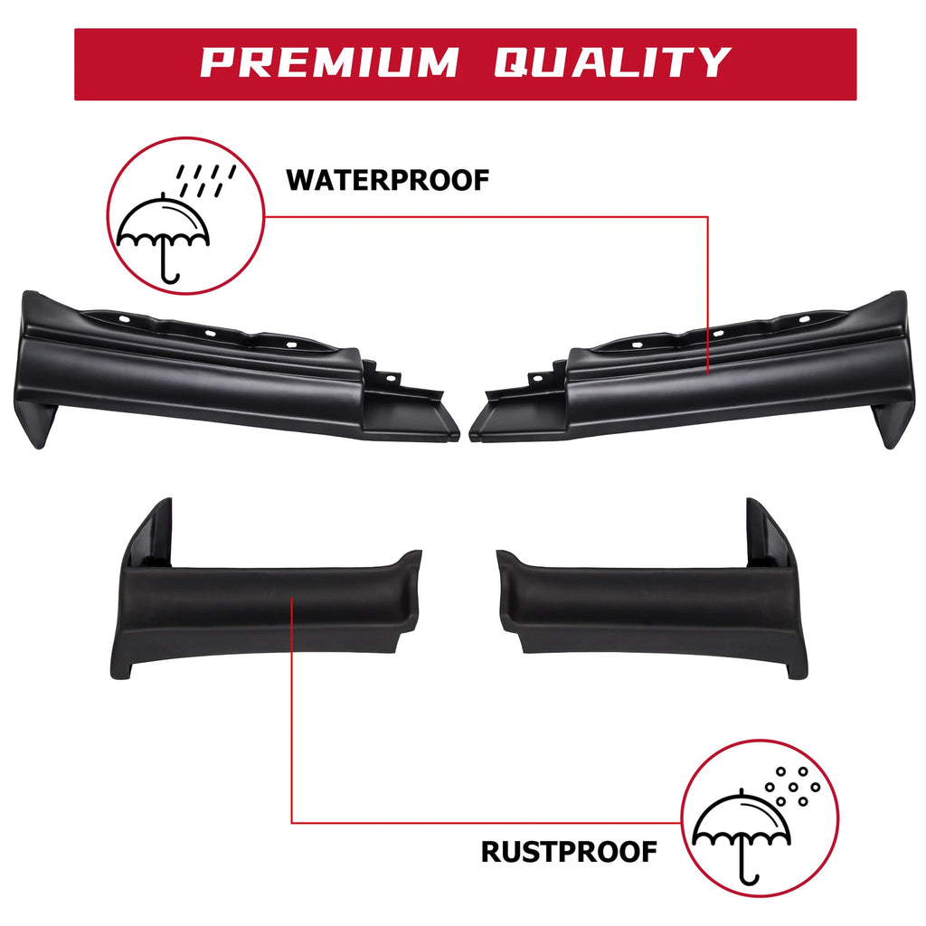 Set of 4 Bumper Fillers for Buick Grand National T-Type Regal (1981–1987)