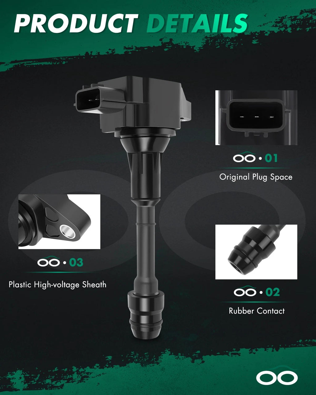 8X Ignition Coils for Infiniti QX56 (2007–2010) & Nissan Titan (2007–2015)