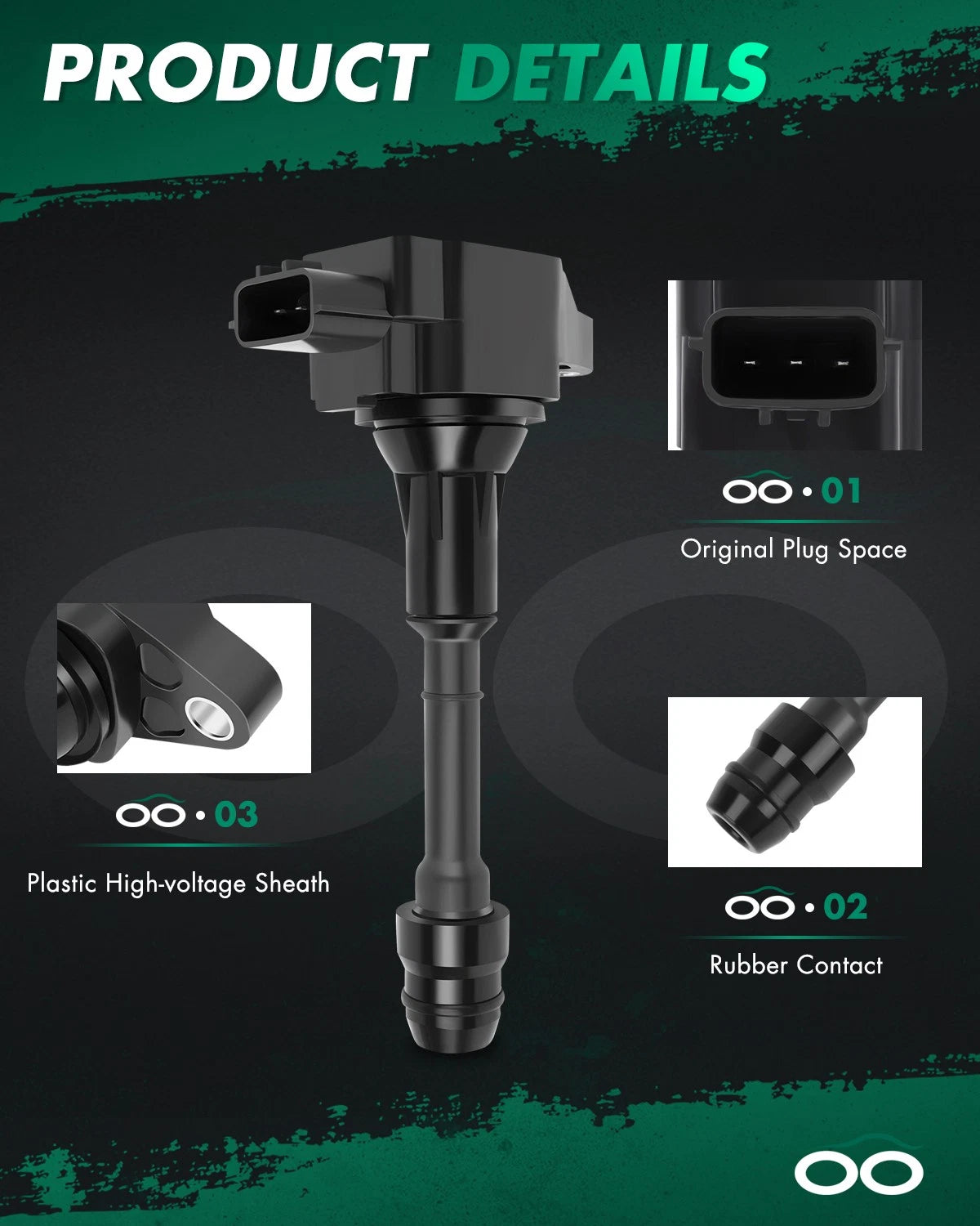 8X Ignition Coils for Infiniti QX56 (2007–2010) & Nissan Titan (2007–2015)