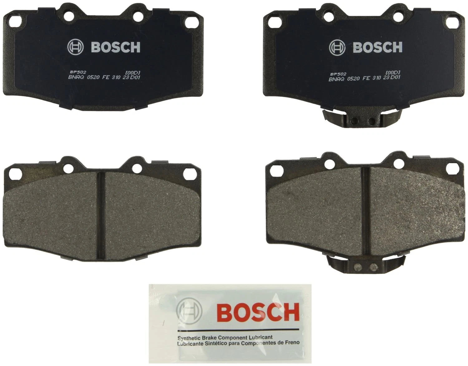 Front QuietCast Brake Pads for Bosch (BP502)