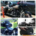 Soft Driver Rider Backrest Pad Mount Kit for 2009-2021 Harley Roadking FLHR FLHX SE