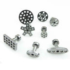 8 x Aluminum Puller Tabs Cold Glue Paintless Tool