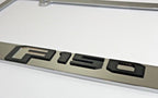 Chrome License Plate Frame for Ford F150 Pickup With New Emblem (1997–2020)