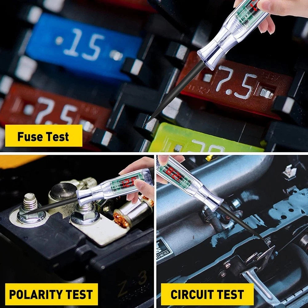 Digital Electric Circuit Tester for Universal Vehicles (6V/12V/24V)
