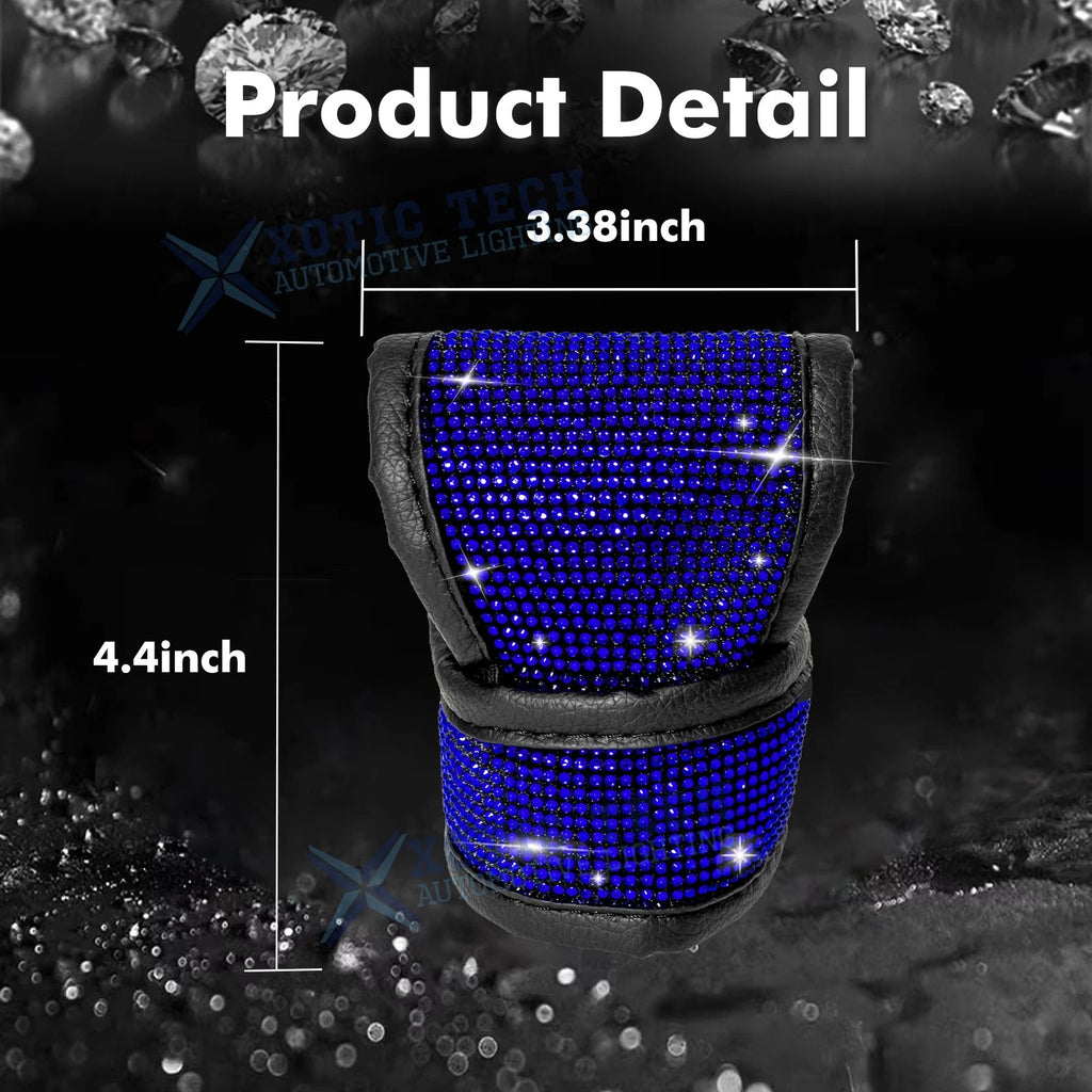 Fashion Blue Bling USA Flag Cup Coaster Interior Decor Kit for 2020-2023