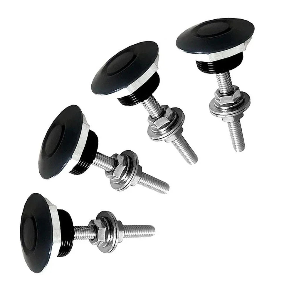 4 x Aluminum Fasteners for Car Trunk Fender Hatch Lid