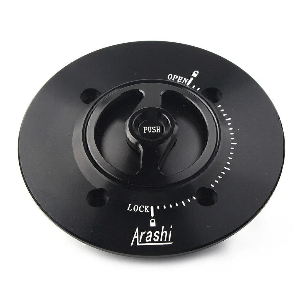 Black Gas Fuel Cap Tank Cover for Kawasaki Ninja 400 (2018-2021)