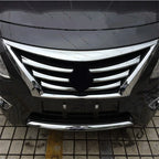 Chrome Front Grille Trims for Nissan Versa Latio Almera (2015-2017)