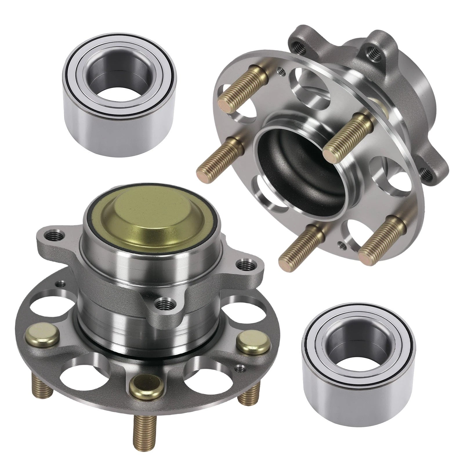 Front Rear Wheel Bearings Hub for Honda Civic HF LX (2015) Acura ILX (2013–2014)
